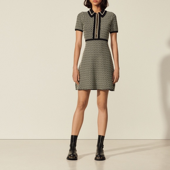 SANDRO KNIT DRESS     NEW CONDITION - Picture 10 of 14